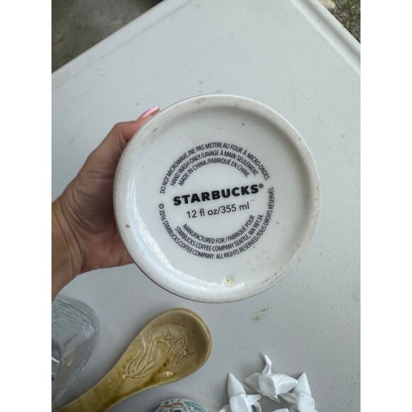 Starbucks 2016 Limited Edition Hawaii Ceramic Travel Tumbler Slide Turn Lid 12oz - Picture 8 of 8